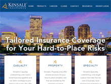 Tablet Screenshot of kinsaleins.com